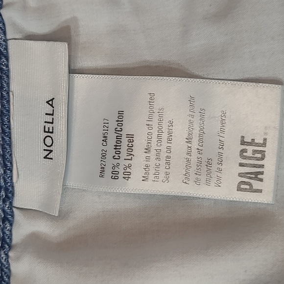 PAIGE Jeans Women's sz 33 Noella High Rise Denim Jeans - Picture 8 of 14
